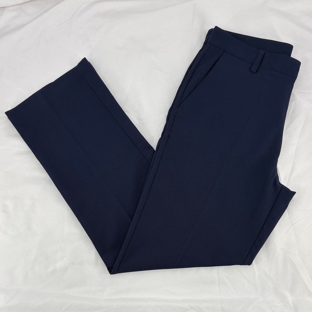 Adidas Men W32 L32 ClimaCool Navy Blue Lightweight Pockets Straight‎ Pant